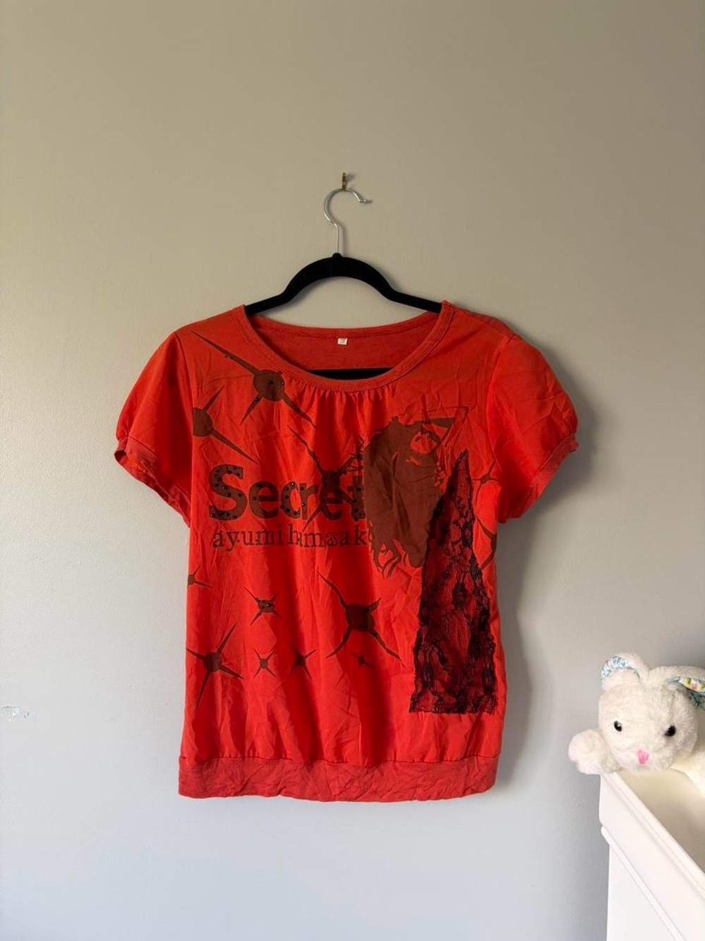 Red Graphic Short Sleeve Tee